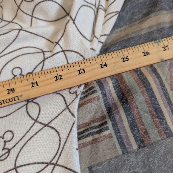 Disney Mickey Mouse Hoodie Large White Brown Textured Primark Pullover - Picture 3 of 8